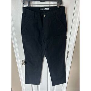 Carhartt 21' Double Knee Denim Pants Black Relaxed Fit Size 31x30 nwt